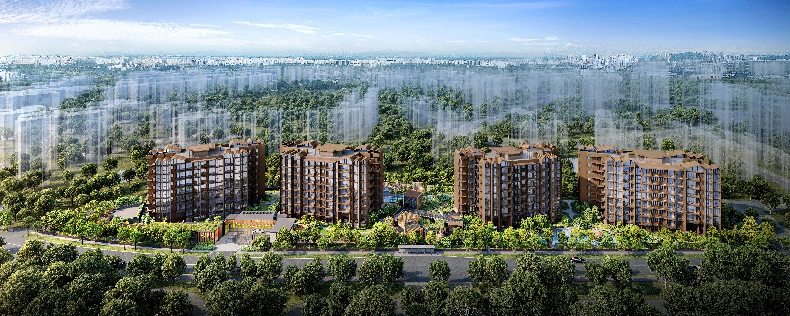 Aerial view of Kassia (artist’s impression)