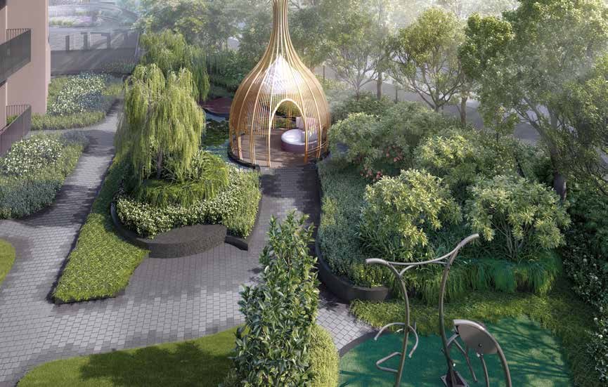 Landscaped gardens