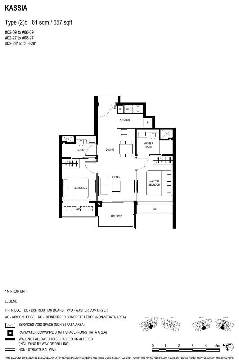 2-Bedroom, Type (2)b